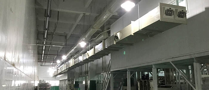 精密五金電子廠廣東長盈環(huán)?？照{(diào)安裝案例