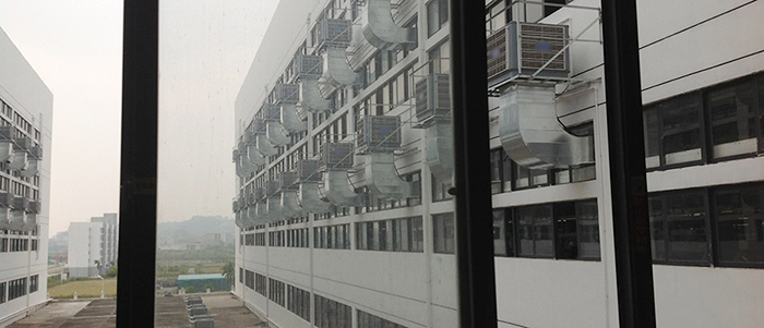 小家電廠東保集團(tuán)環(huán)?？照{(diào)安裝案例