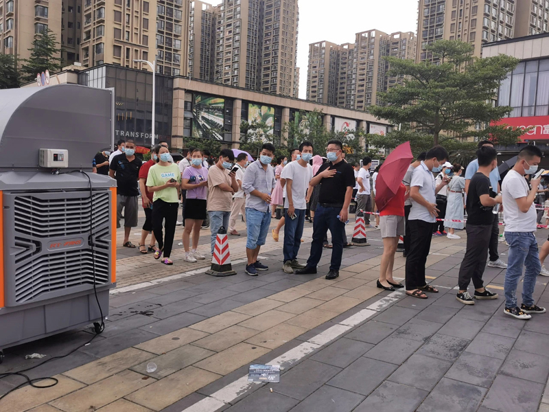 戶外活動場所通風(fēng)降溫解決方案